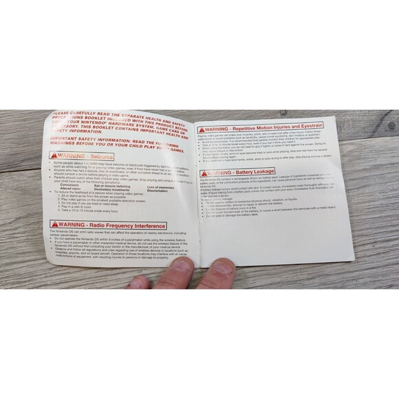 New Super Mario Bros Instruction Manual Booklet ONLY!! (DS) - Picture 4 of 5